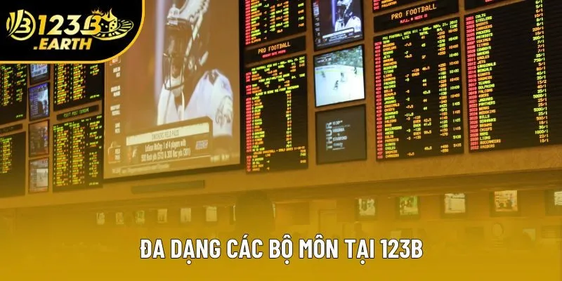 Đa dạng các bộ môn tại 123B Đa dạng các bộ môn tại 123B